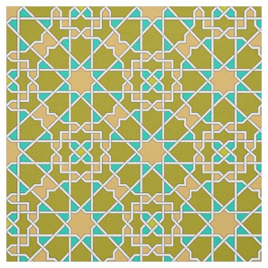 Islamitisch geometrisch patroon stof (Swatch)
