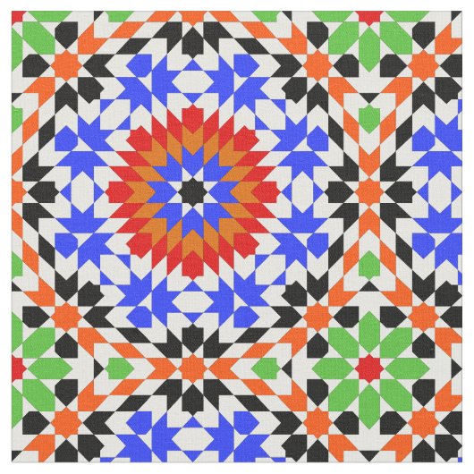 Islamitisch geometrisch patroon stof (Close Up)