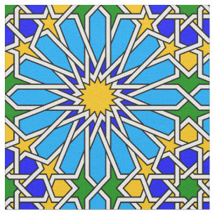Islamitisch geometrisch patroon stof