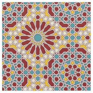 Islamitisch geometrisch patroon stof