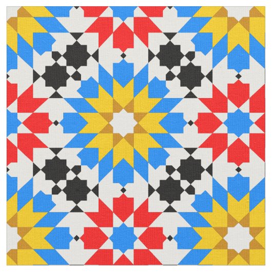 Islamitisch geometrisch patroon stof (Close Up)