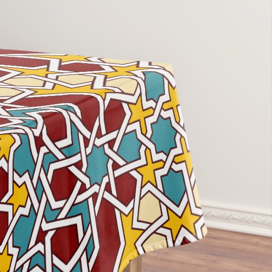 Islamitisch geometrisch patroon tafelkleed (Voorbeeld)