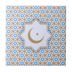 islamitisch geometrisch patroon tegeltje