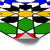 Islamitisch geometrisch Poster (Hoek)