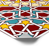 Islamitisch geometrisch Poster (Hoek)