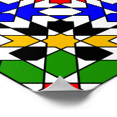 Islamitisch geometrisch Poster (Hoek)