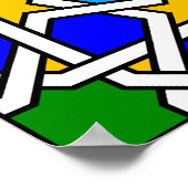 Islamitisch geometrisch Poster (Hoek)