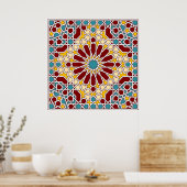 Islamitisch geometrisch Poster (Keuken)