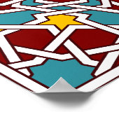 Islamitisch geometrisch Poster (Hoek)