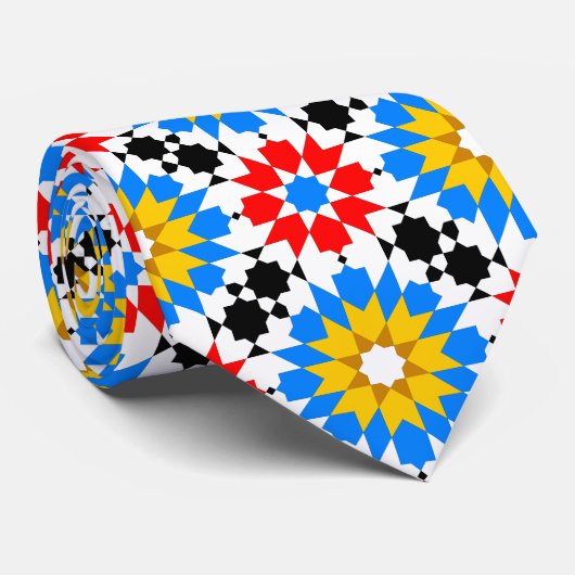 Islamitisch geometrisch stropdas (Opgerold)