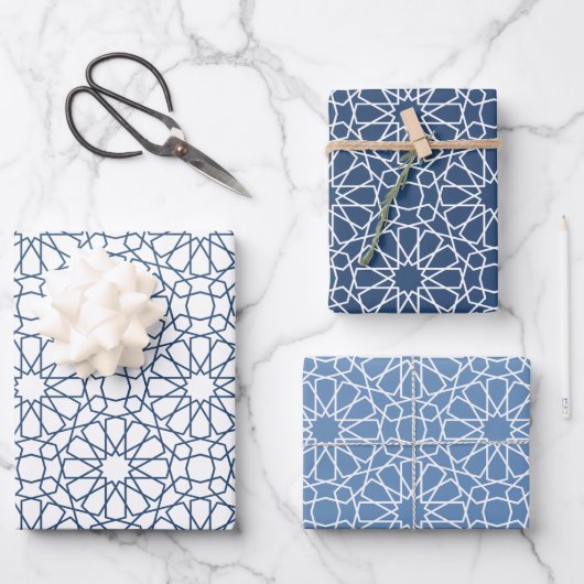 Islamitisch geometrische patronen Gift Wrapping Pa Inpakpapier Vel (Voorkant)