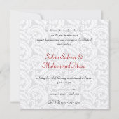 Islamitisch gouden vocht bruiloft Bismillah Muslim Kaart (Achterkant)