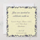 Islamitisch huwelijk Katb Kitab verloving uitnodig Kaart (Achterkant)