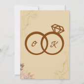 Islamitisch huwelijk save the date (Achterkant)