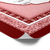 Islamitisch huwelijksakte, poster (Hoek)