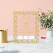 Islamitisch huwelijkscontract, acryl teken acryl bord (Huwelijk)