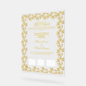 Islamitisch huwelijkscontract, acryl teken bord (Hoek)