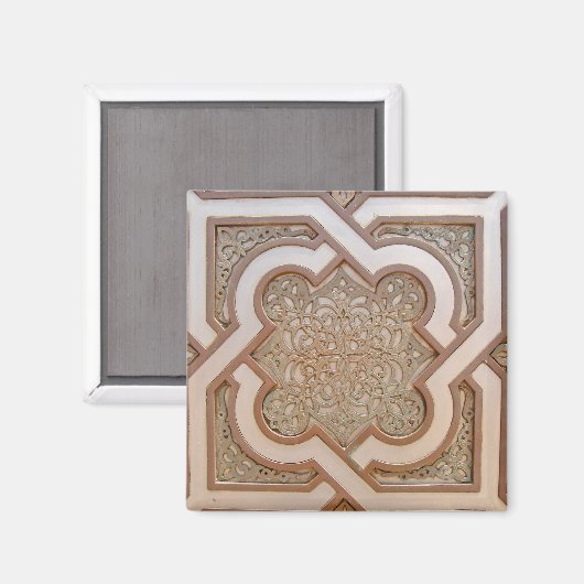 Islamitisch ijzerwerk ontwerp magneet (Voorkant / Achterkant)