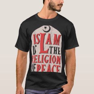 Islamitisch is de religie van vrede Koran Allah Mu T-shirt