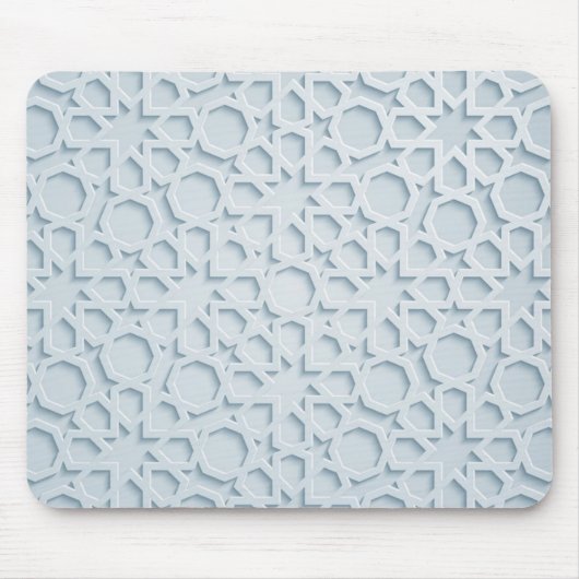 islamitisch marokkaans meetkundig patroon mousepad muismat (Voorkant)