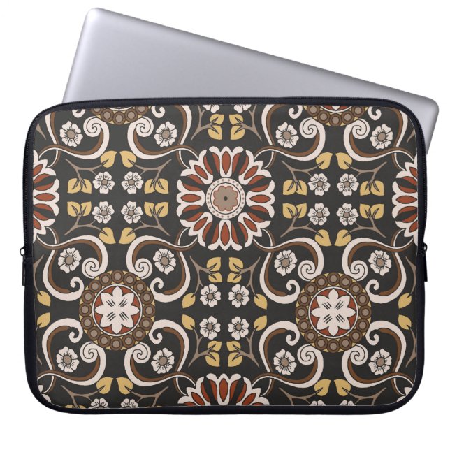 Islamitisch medaillon: mooi textielpatroon. laptop sleeve (Voorkant)