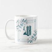 Islamitisch Modern Floral Arabisch Kalligrafie All Koffiemok (Links)