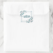 Islamitisch Modern Floral Arabisch Kalligrafie All Vierkante Sticker (Tas)