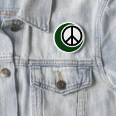 Islamitisch moslimsymbool met vredesteken ronde button 5,7 cm (In situ)