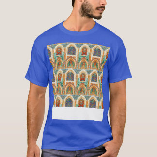 Islamitisch Naadloos Patroon Arabisch Mozaïek Maro T-shirt