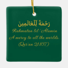 Islamitisch Ornament-"Rahmatan lil-‘Ālamīn"-Orname Keramisch Ornament