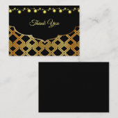 Islamitisch patroon dank je wel kaart notitiekaartje (Voorkant / Achterkant)