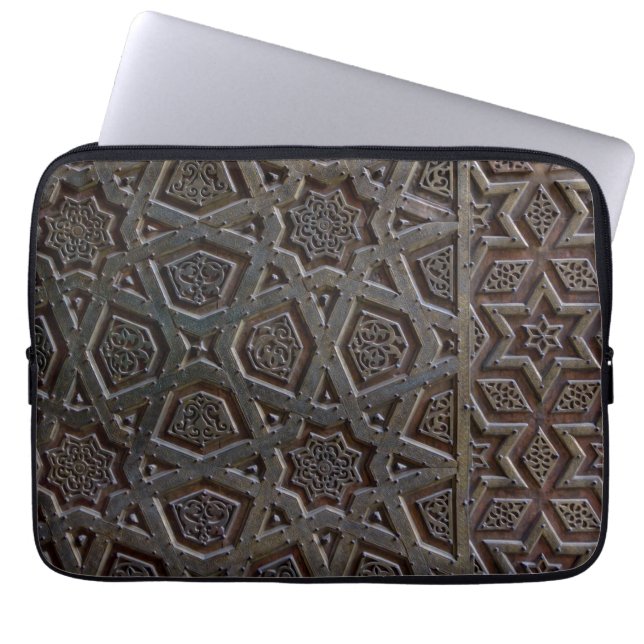 Islamitisch Patroon Laptop Sleeve (Voorkant)