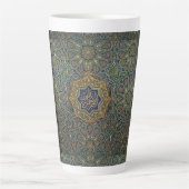 Islamitisch patroon latte mok (Voorkant)