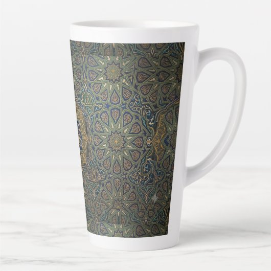 Islamitisch patroon latte mok (Rechts)