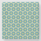 Islamitisch patroon stenen onderzetter (Voorkant)