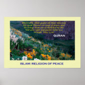Islamitisch Poster (islam-religie voor de vrede) (Voorkant)