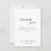 islamitisch schrift bruiloft bedankkaart (Voorkant)