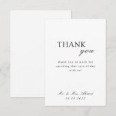 islamitisch schrift bruiloft bedankkaart (Voorkant / Achterkant)