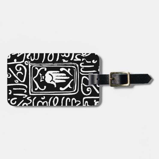 Islamitisch symbool bagagelabel (Voorkant horizontaal)