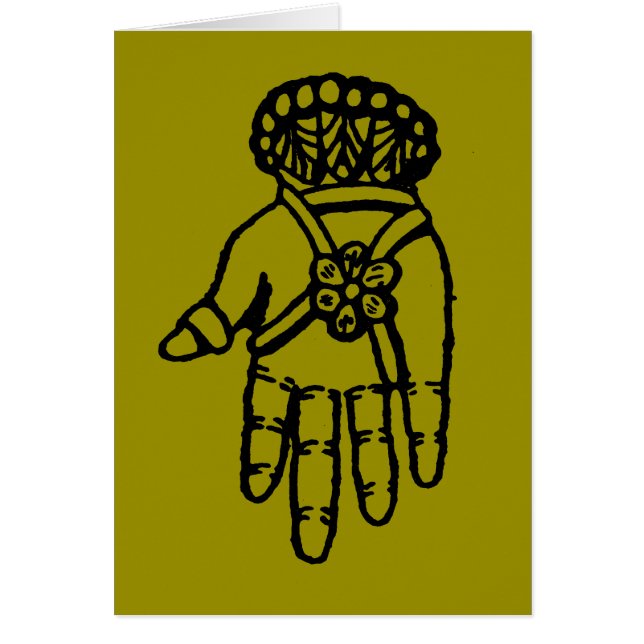 Islamitisch symbool: Hamsa (Voorkant)