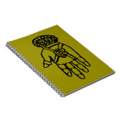 Islamitisch symbool: Hamsa Notitieboek (Rechterzijde)