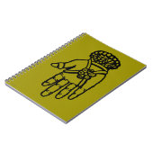 Islamitisch symbool: Hamsa Notitieboek (Linkerzijde)