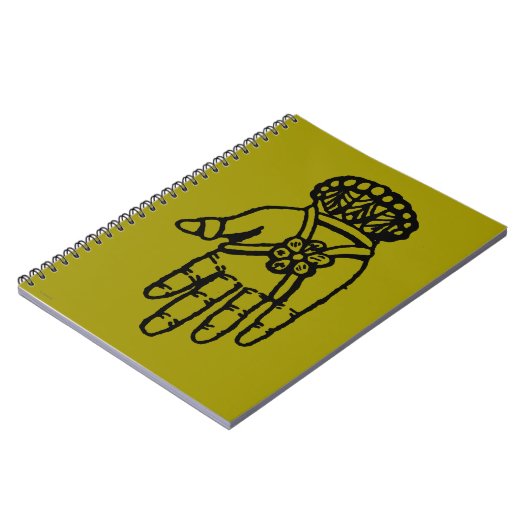 Islamitisch symbool: Hamsa Notitieboek (Linkerzijde)