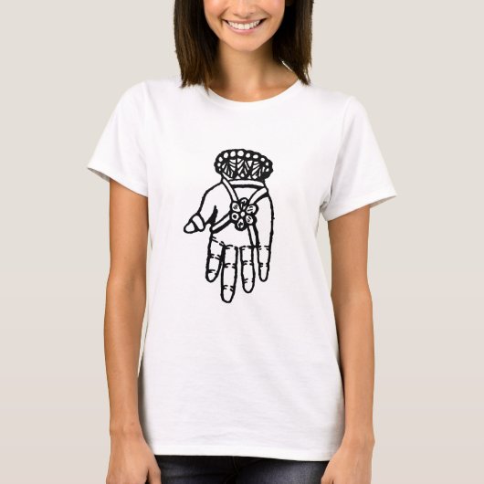 Islamitisch symbool: Hamsa T-shirt (Voorkant)
