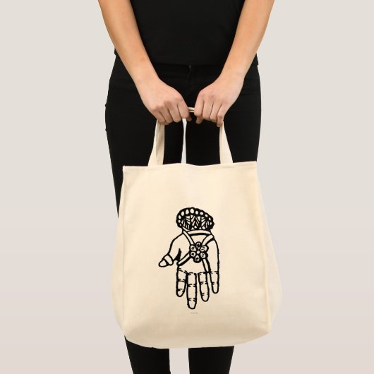 Islamitisch symbool: Hamsa Tote Bag (Voorkant (product))