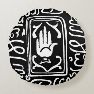 Islamitisch symbool rond kussen