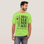 Islamitisch T-shirt Moslim Kleding Halal Bescheide (Voorkant volledig)