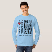 Islamitisch T-shirt Moslim Kleding Halal Bescheide (Voorkant volledig)