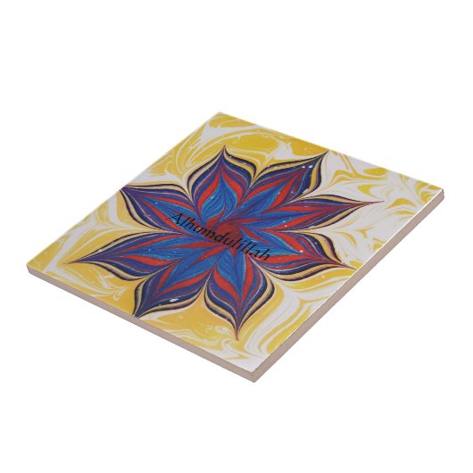 islamitisch tegeltje (Zijkant)