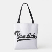 Islamitisch teken Bismillah Tote Bag (Achterkant)